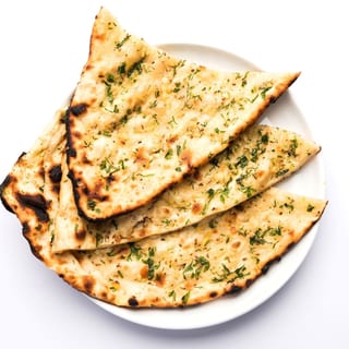 Masala Corn Dip with Naan / Garlic Naan